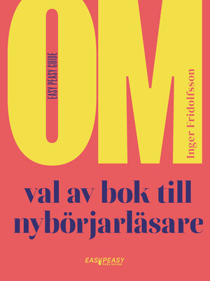 cover image of Om val av bok till nybörjarläsare
